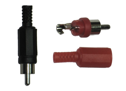 RCA kontakt kabel Svart RCA kontakt kabel Svart